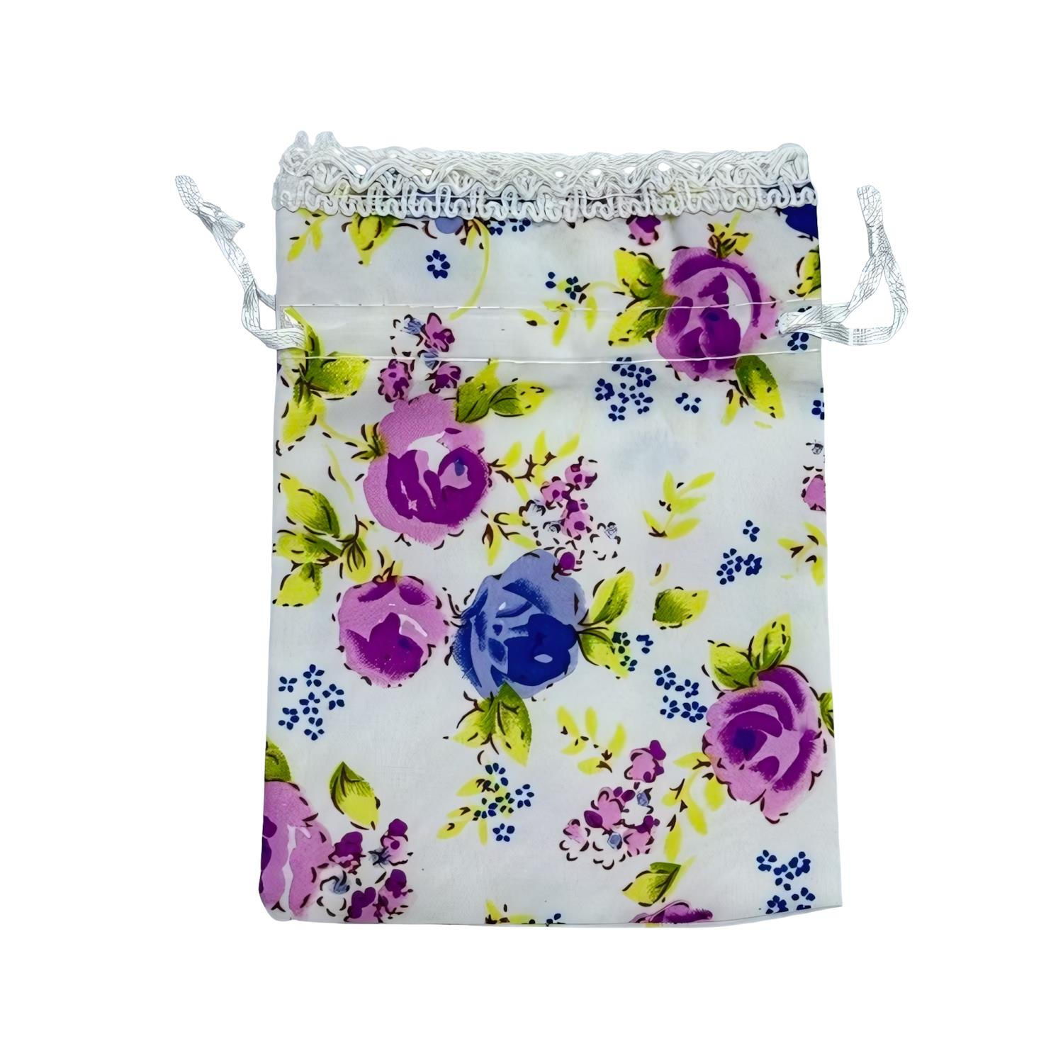 10 x 13cm (10 Adet) Kese, Kuruyemiş, Çerez, Lokum, Çikolata, Kahve, Kına, Hediye, Altın, Sünnet, Nişan, Düğün Kesesi İpli Beyaz