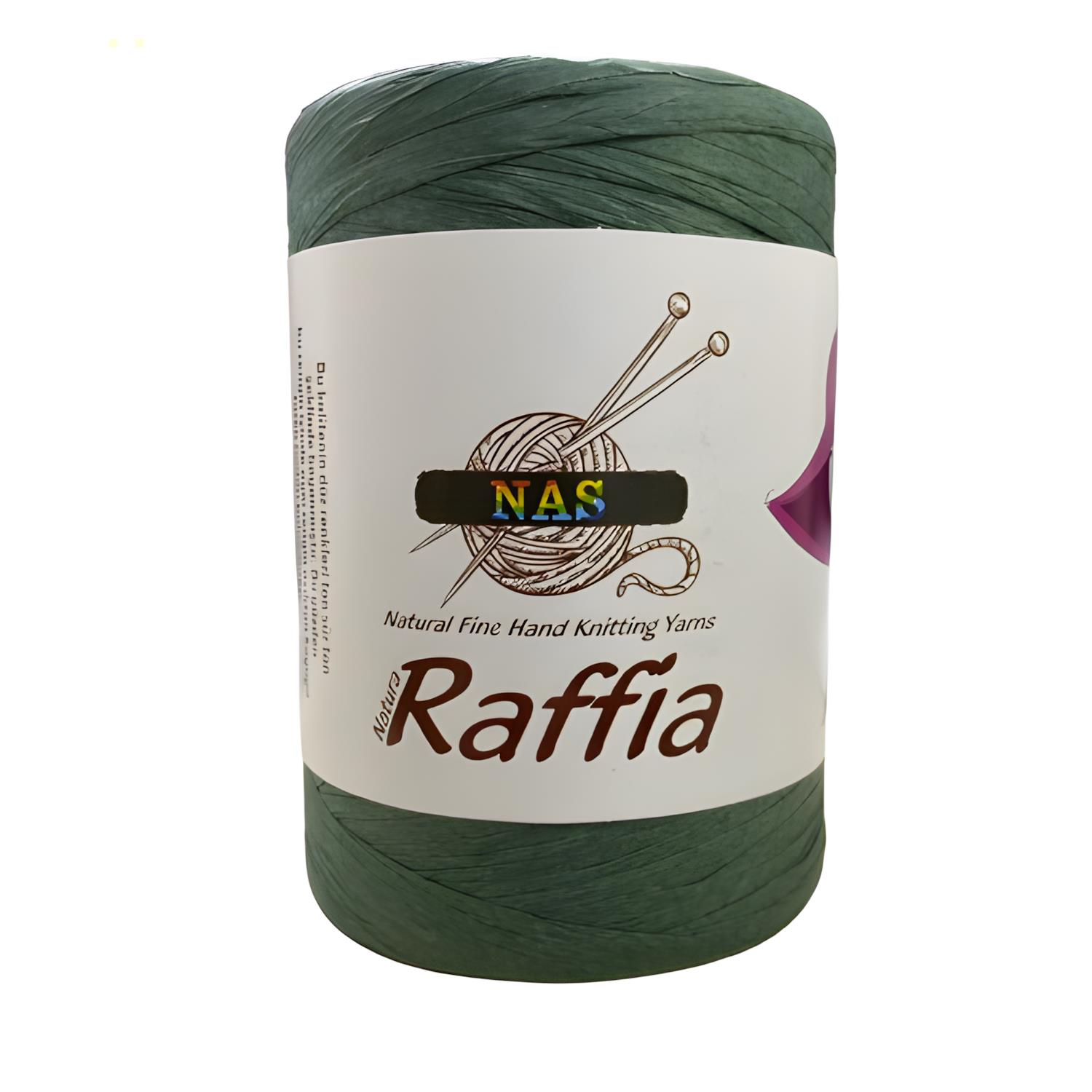 Nas Natura Yumuşak Raffia Rafya 100 gr NSX100 D48 Nefti Yeşili