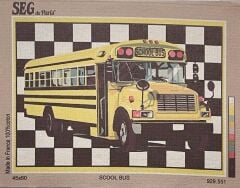 Seg Baskılı Goblen 929 551 School Bus 45x60cm Tablo Pano