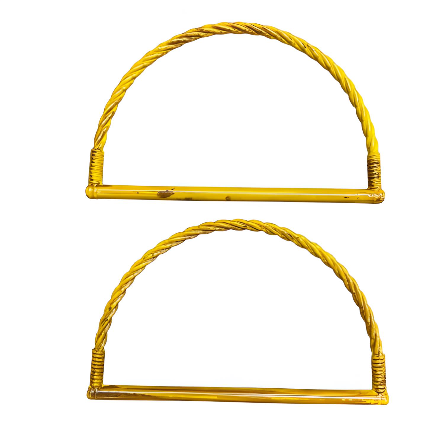 Bambu Görünümlü Akrilik Çanta Sapı 20*12 cm T8M