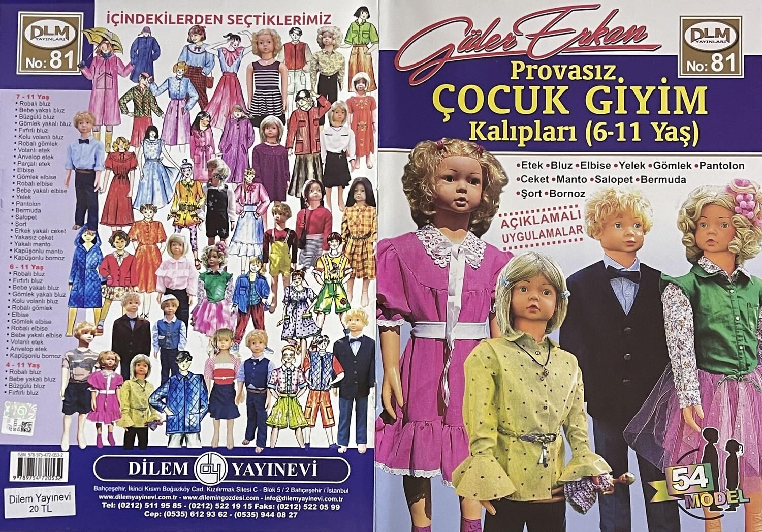 Güler Erkan Provasız Dikiş Kalıpları Dergisi 81
