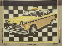 Seg Baskılı Goblen 929 550 Yellow Taxi 45x60cm Tablo Pano