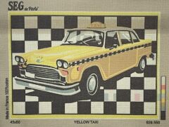 Seg Baskılı Goblen 929 550 Yellow Taxi 45x60cm Tablo Pano