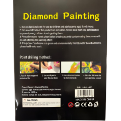 5D Yapışan Boncuk Goblen Mozaik Tablo Pano 15*20 cm Mavi Kelebek