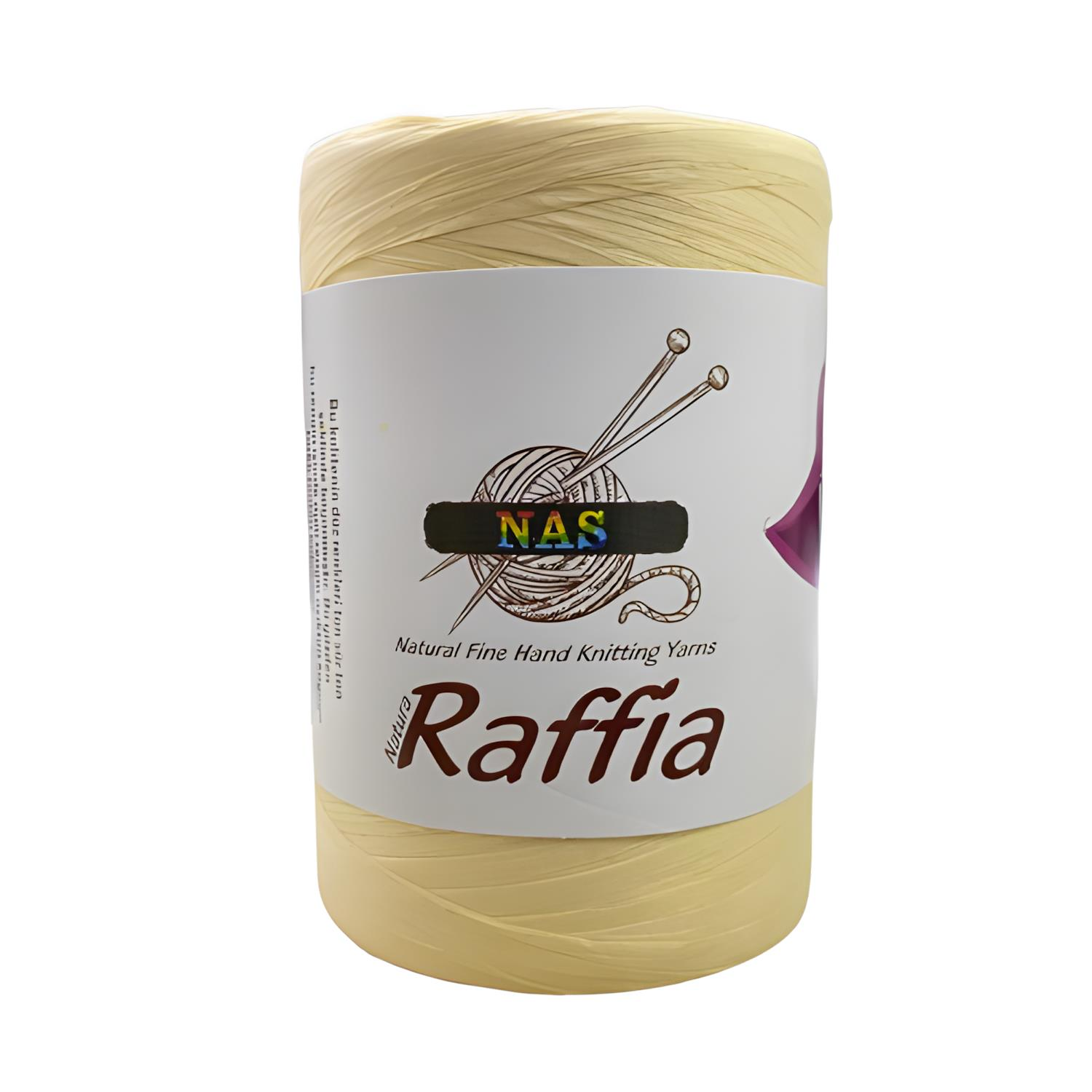 Nas Natura Yumuşak Raffia Rafya 100 gr NSX100 D65 Açık Bej