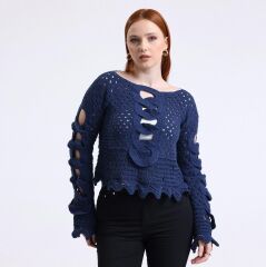 Etrofil Jeans El Örgü İpi 50 Gr 015 Bordo