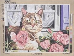 Seg Baskılı Goblen 929 540 A La Fenetre 45x60cm Tablo Pano