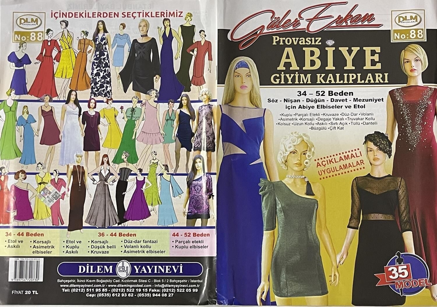 Güler Erkan Provasız Dikiş Kalıpları Dergisi 88