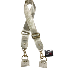 Knitme Freebag Çanta Askısı Simli 135*4 cm BA-0015