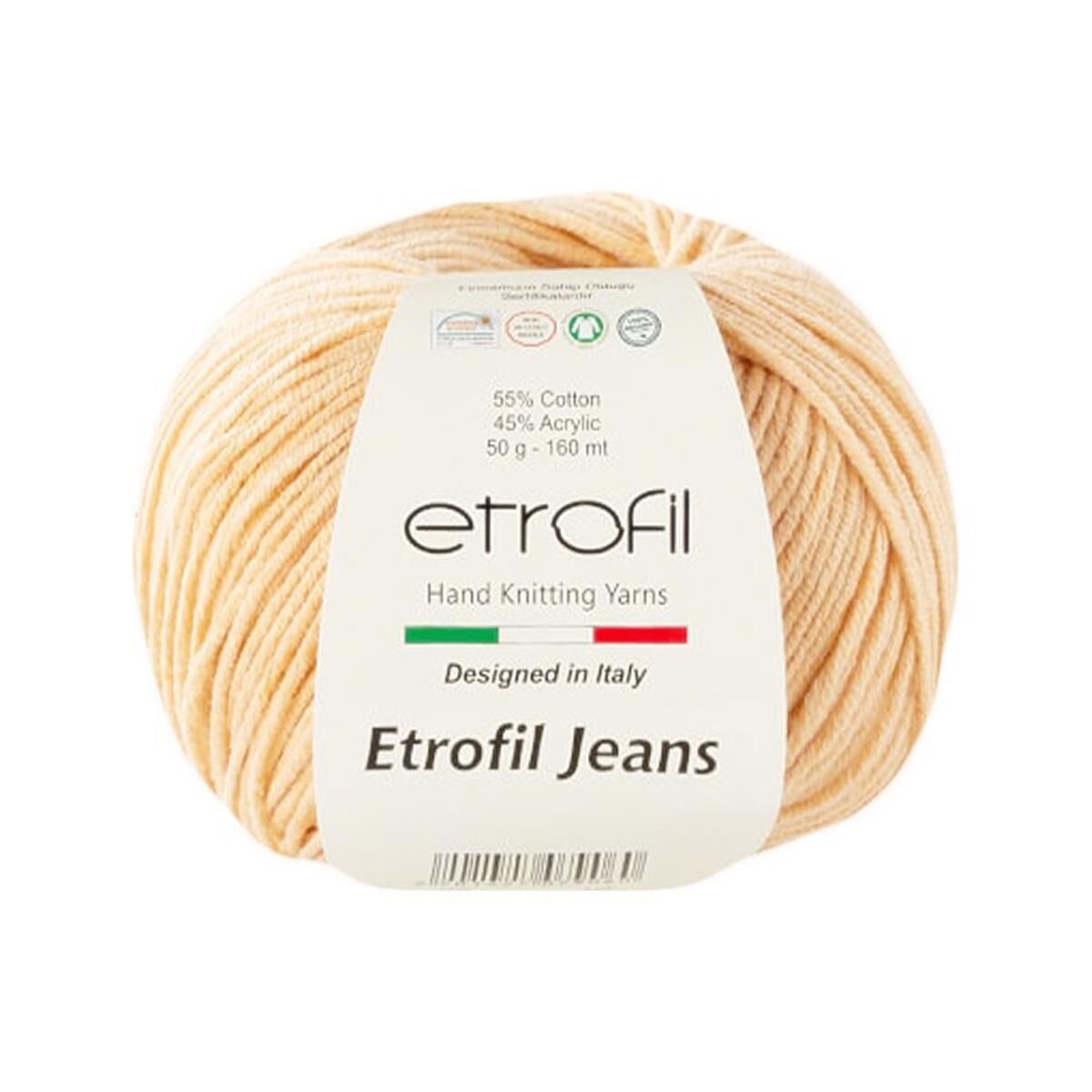 Etrofil Jeans El Örgü İpi 50 Gr 005 Koyu Bej