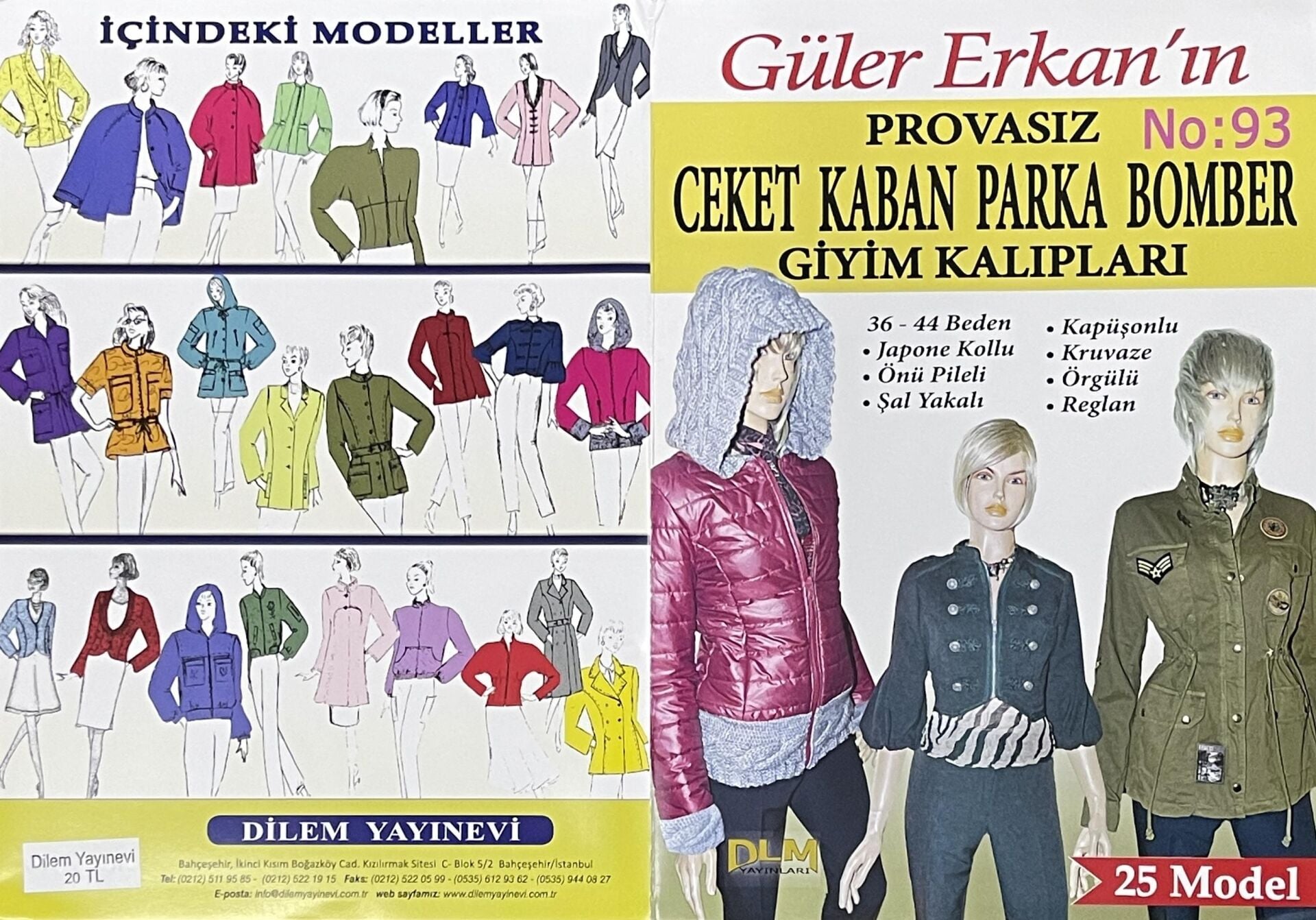 Güler Erkan Provasız Dikiş Kalıpları Dergisi 93