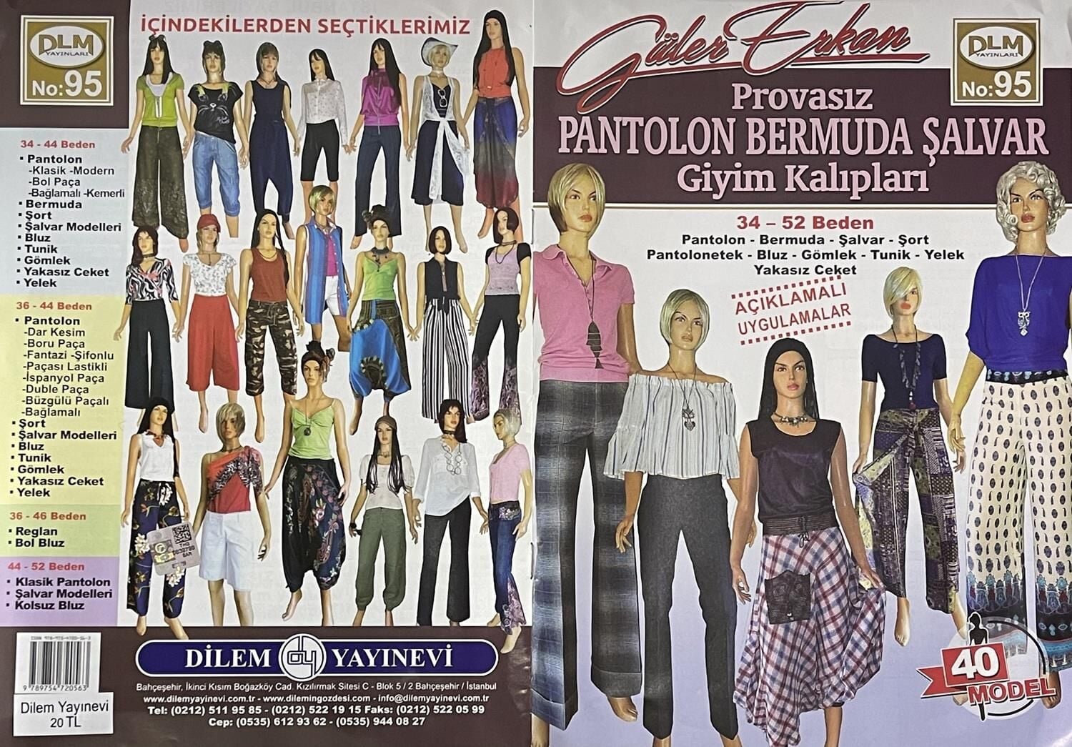 Güler Erkan Provasız Dikiş Kalıpları Dergisi 95
