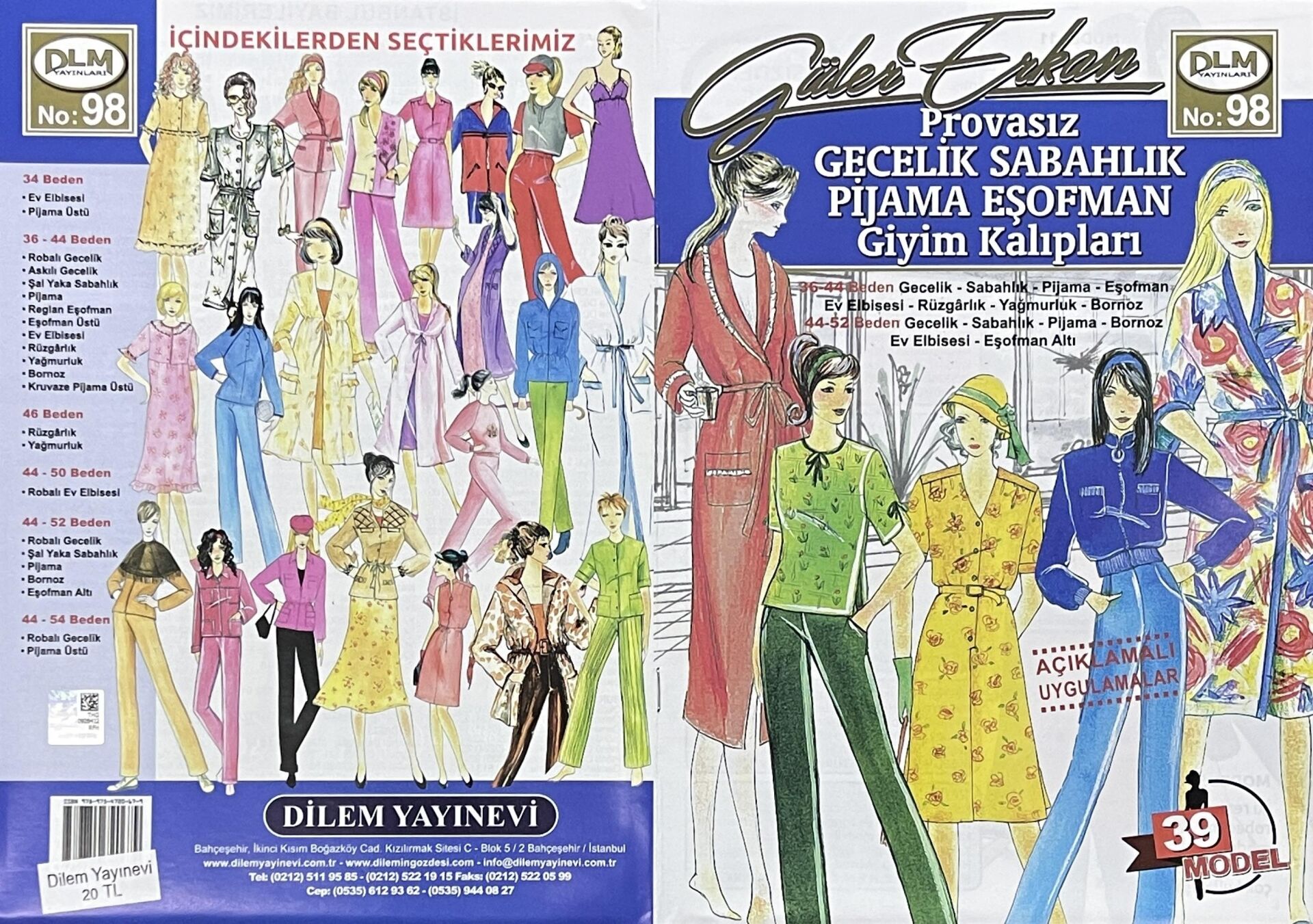 Güler Erkan Provasız Dikiş Kalıpları Dergisi 98