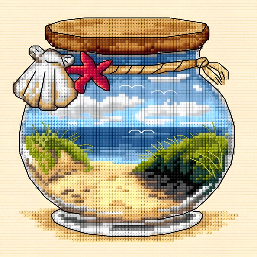 Orchidea Kanaviçe Kiti (iplik, iğne, kumaş) 7916