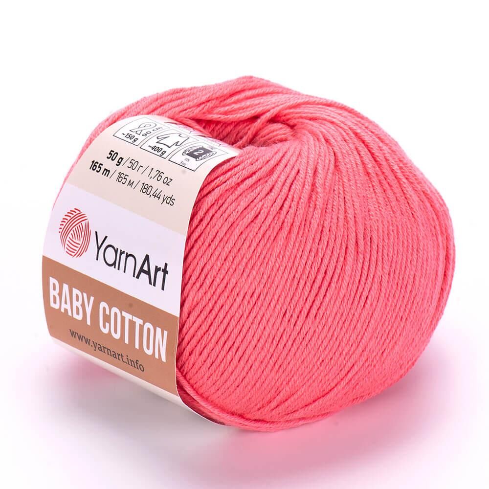 Yarnart Baby Cotton Amigurumi El Örgü İpliği 50 gr 420 Açık Güvez