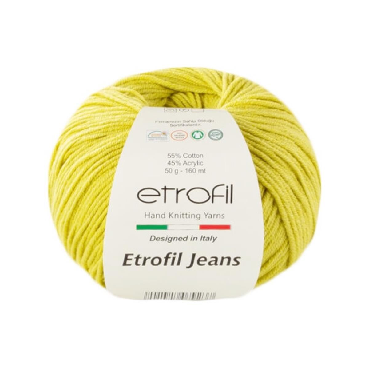 Etrofil Jeans El Örgü İpi 50 Gr 025 Yeşil