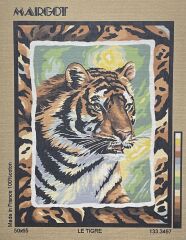 Margot Baskılı Goblen 133 3497 Le Tigre 50x65cm Tablo Pano