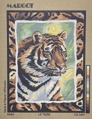 Margot Baskılı Goblen 133 3497 Le Tigre 50x65cm Tablo Pano