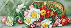 Luca-S Kanaviçe Etamin Kiti (iplik, iğne, kumaş) 72*31 cm B504