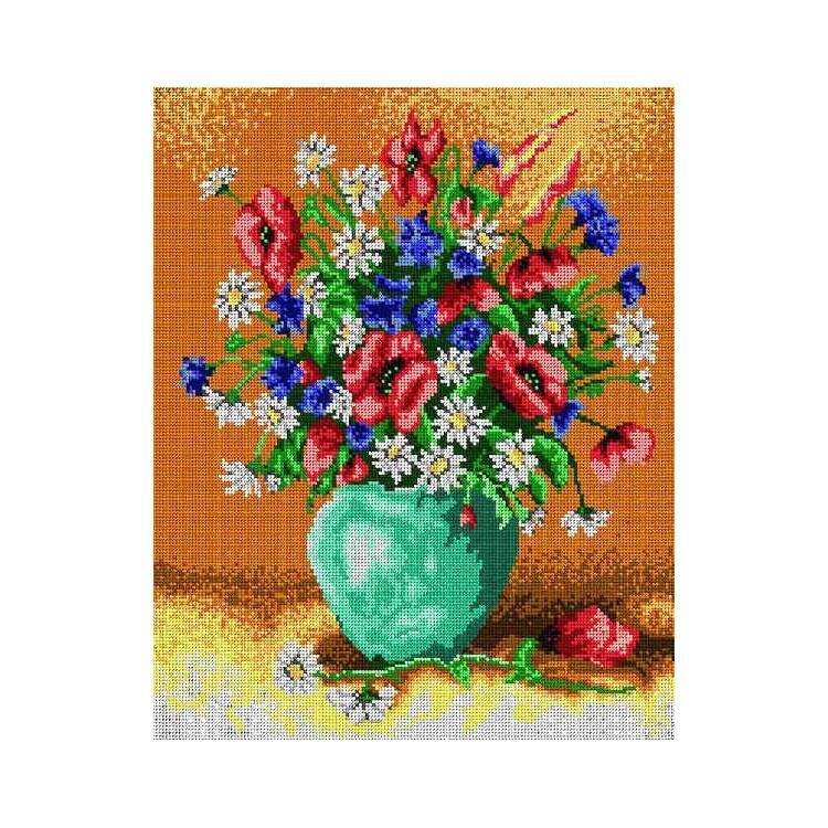 Orchidea Baskılı Goblen Vazoda Çiçekler 1415 40*50 cm
