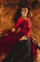 Luca-S Kanaviçe Etamin Kiti (iplik, iğne, kumaş) 31*46,5 cm B534