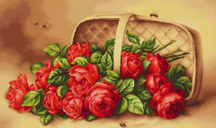 Luca-S Kanaviçe Etamin Kiti (iplik, iğne, kumaş) 57*35 cm B499