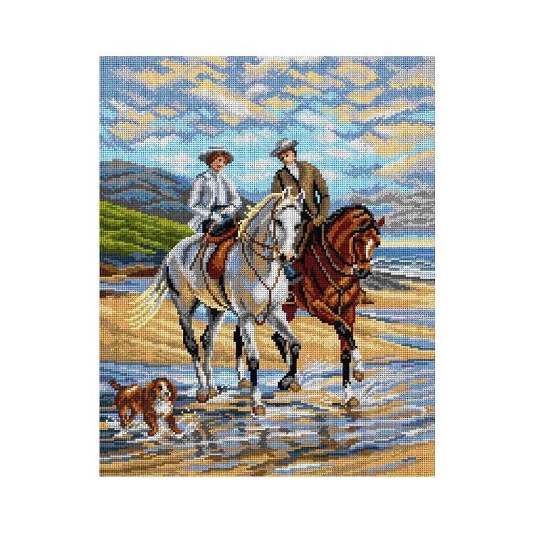 Orchidea Baskılı Goblen Atla Gezinti 2892 40*50 cm