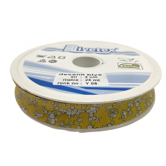 Biyetex Desenli Cotton Biye 2 cm