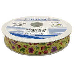 Biyetex Desenli Cotton Biye 2 cm