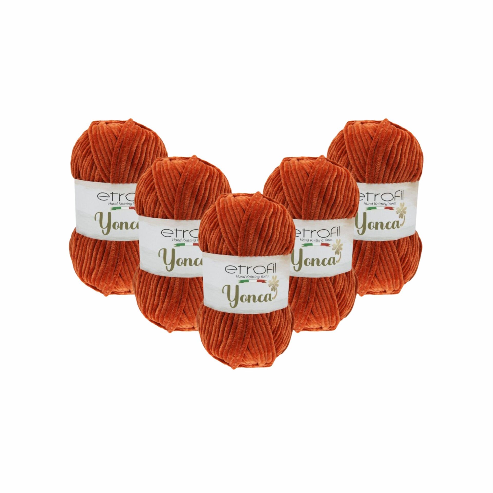 Etrofil Yonca Baby Kadife El Örgü İpi 5'li Set