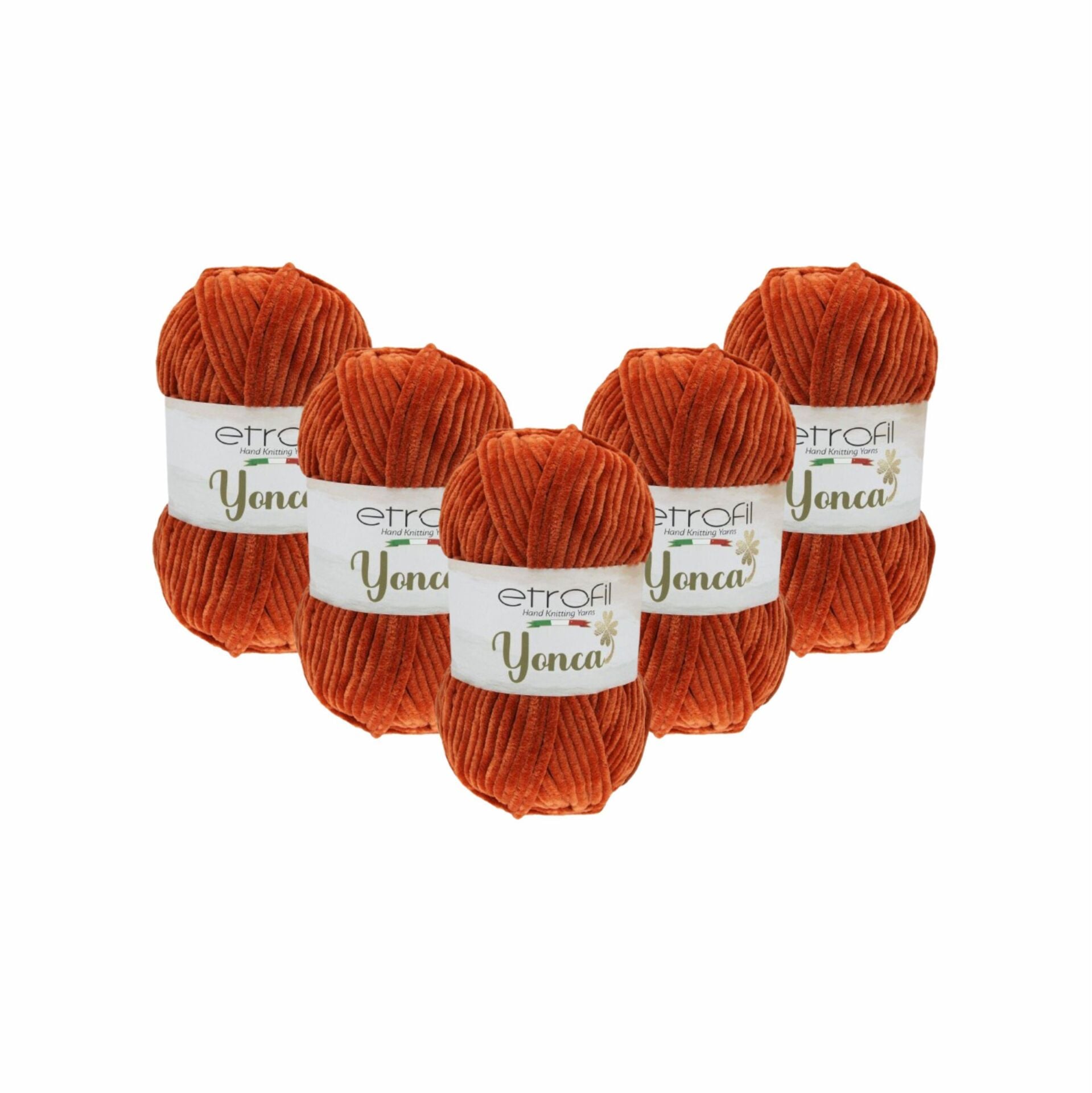Etrofil Yonca Baby Kadife El Örgü İpi 5'li Set