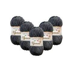 Etrofil Yonca Baby Kadife El Örgü İpi 5'li Set