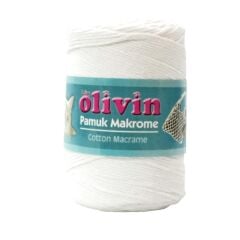 Olivin Pamuk Koton Makrome Cotton Macrame 250 Gr 07 Saks Mavi