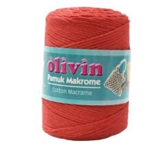 Olivin Pamuk Koton Makrome Cotton Macrame 250 Gr 07 Saks Mavi