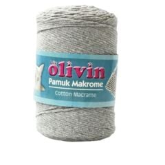 Olivin Pamuk Koton Makrome Cotton Macrame 250 Gr 07 Saks Mavi