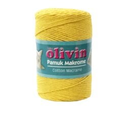 Olivin Pamuk Koton Makrome Cotton Macrame 250 Gr 07 Saks Mavi