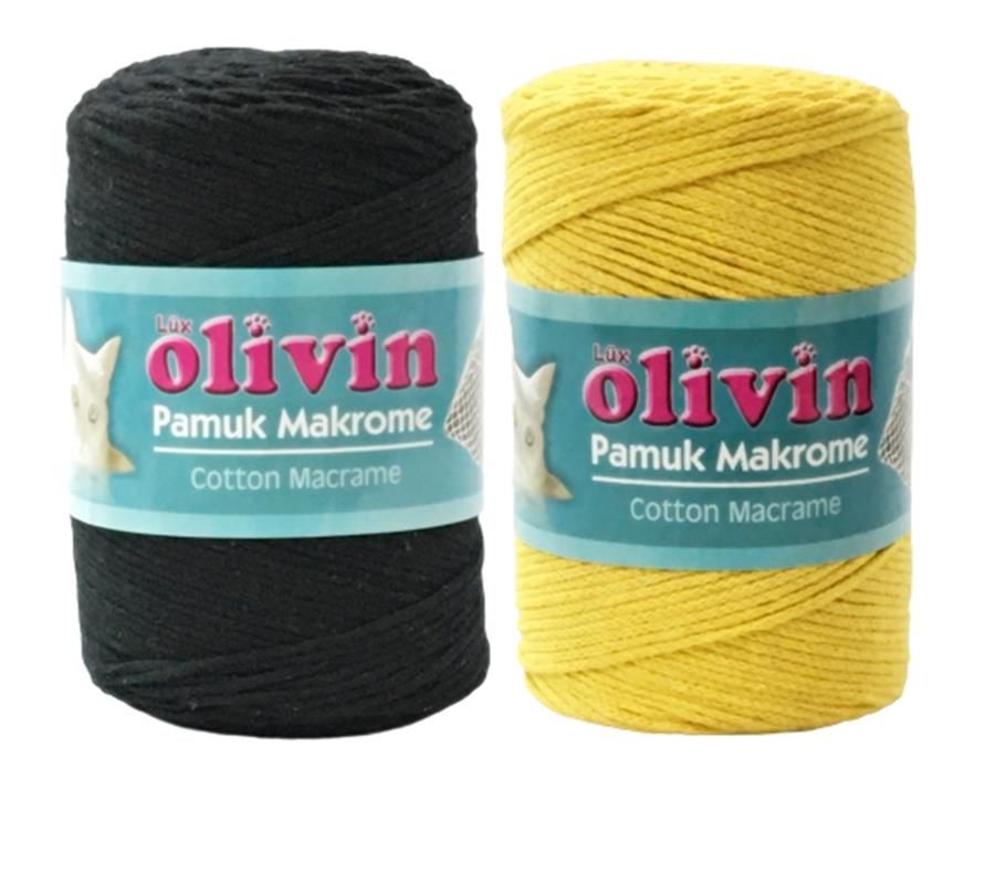 Olivin Pamuk Koton Makrome Cotton Macrame 250 Gr