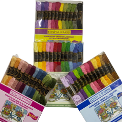 Losiya Paris Muline Etamin Koton Nakış İpi İpliği 12 Adetli Set