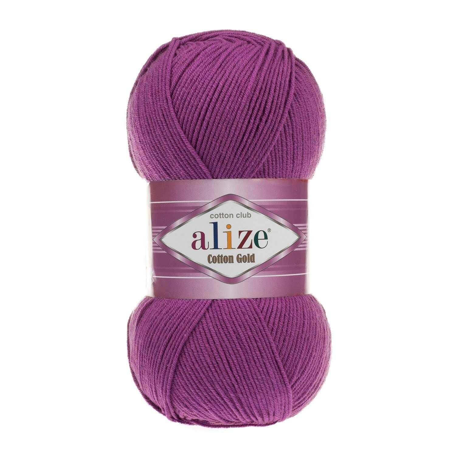 Alize Cotton Gold Pamuk 100gr El Örgü İpi Yünü 122 MÜRDÜM