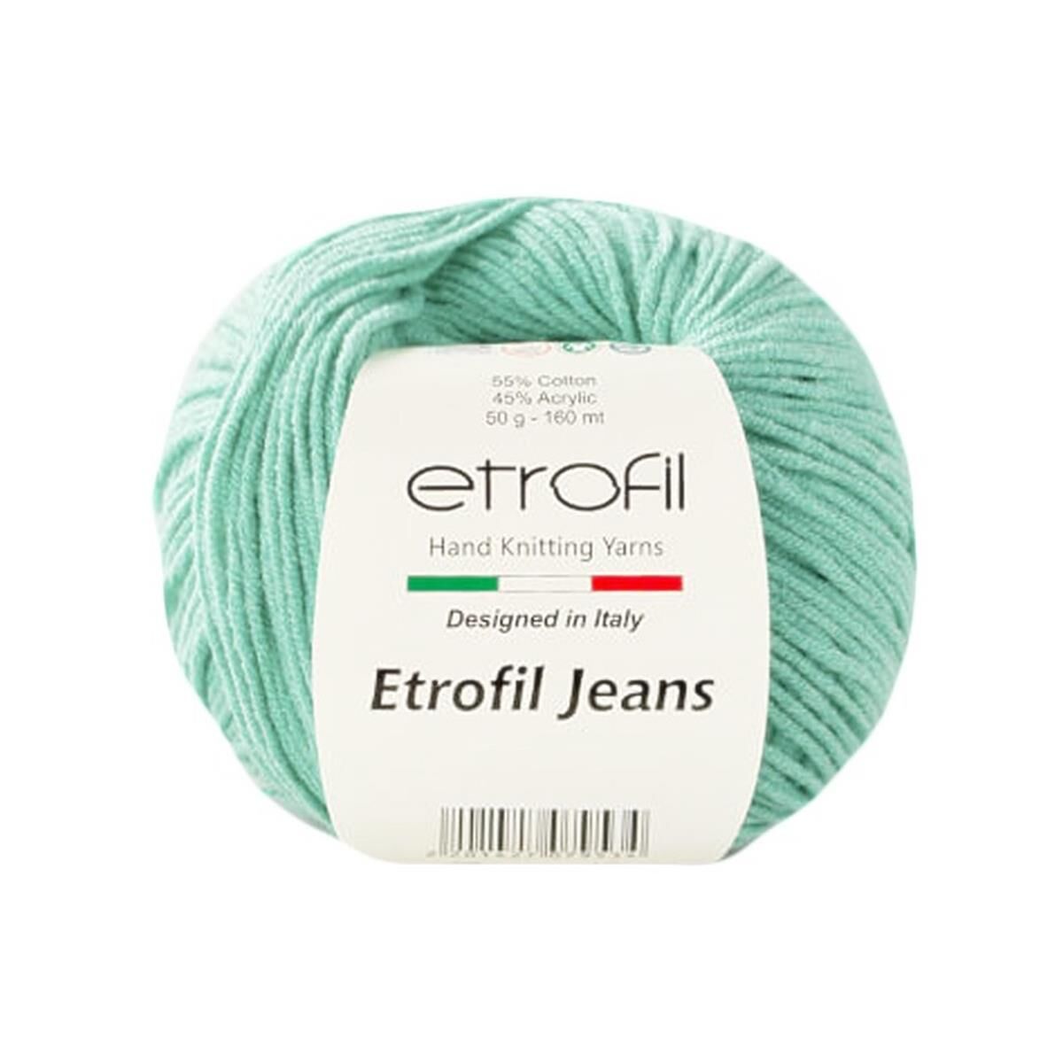 Etrofil Jeans El Örgü İpi 50 Gr 054 Su Yeşili