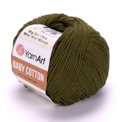 Yarnart Baby Cotton Amigurumi El Örgü İpliği 50 gr 443 Haki
