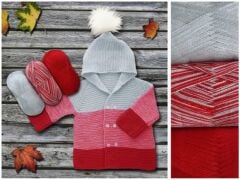 71022 Kırmızı Gri