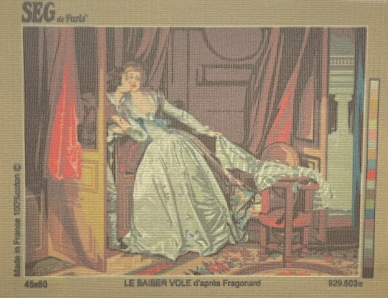 Seg Baskılı Goblen 929 503 Le Baiser Vole 45x60cm Tablo Pano Sadece Goblen Kumaşı A KALİTE