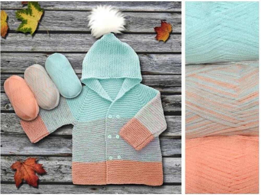 Himalaya Everyday Senfoni El Örgü İpi 3 Adetli Set 71014 Somon Turkuaz