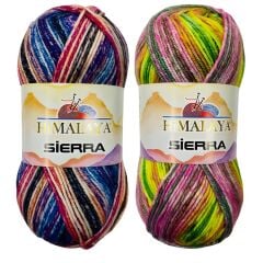 Himalaya Sierra Ebruli Cotton Örgü İpliği 100 gr
