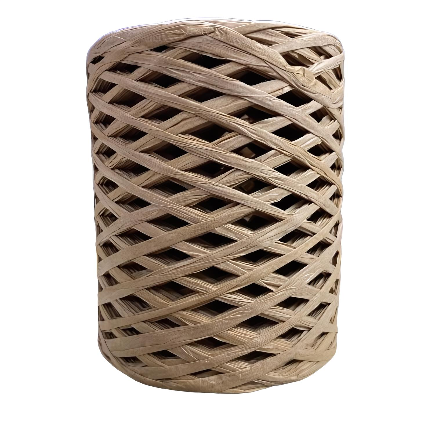 Elegant Natura Raffia Rafya Şapka Çanta Kağıt İp 100 gr RFX100 L082 Koyu Bej
