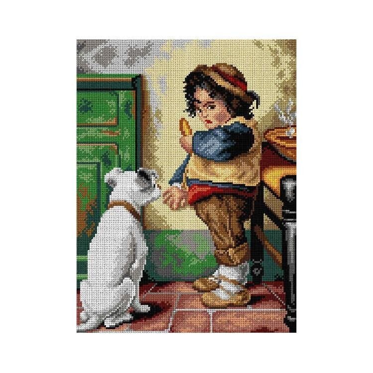 Orchidea Baskılı Goblen Adolfo Dumini 2922 30*40 cm