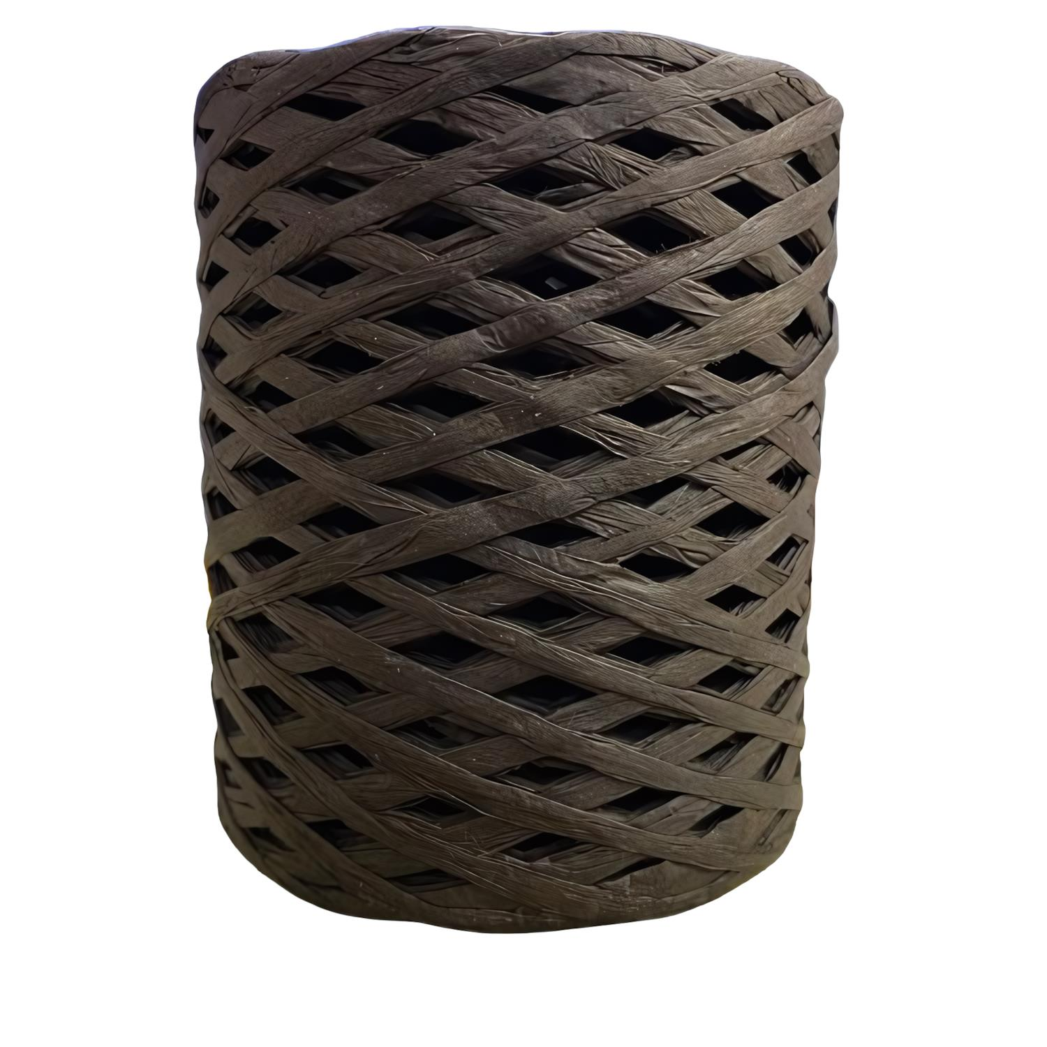 Elegant Natura Raffia Rafya Şapka Çanta Kağıt İp 100 gr RFX100 L010 Dumanlı Kahve