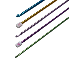 KNNE Renkli Gagalı Şiş 25cm Tığ Şİş Tunus Şişi Tığı knneg25