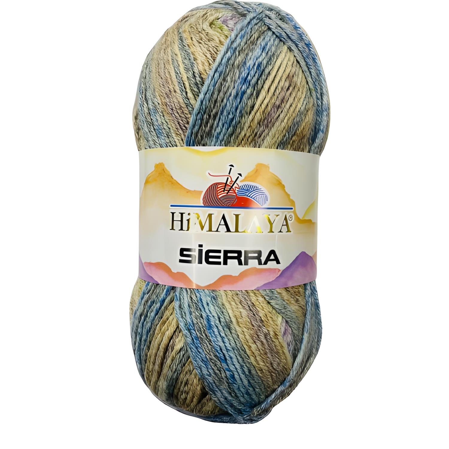Himalaya Sierra Ebruli Cotton Örgü İpliği 100 gr 20705